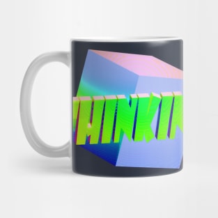 Thinking Outside the Box Colorful 4 Mug